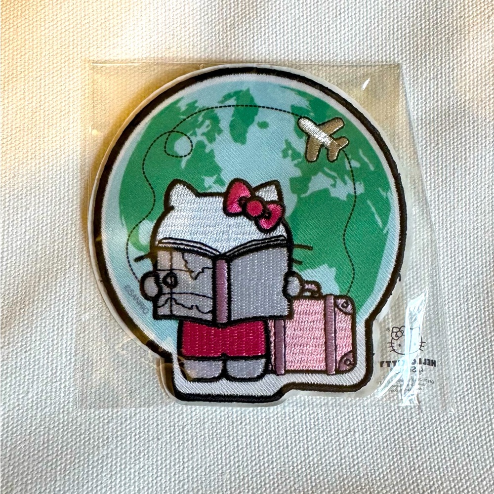 Stoney Lover Hello Kitty Globe Patch. New.